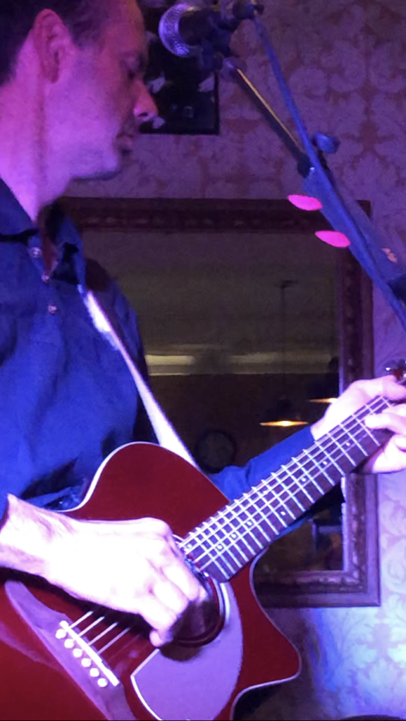 Finn Playing Guitar live